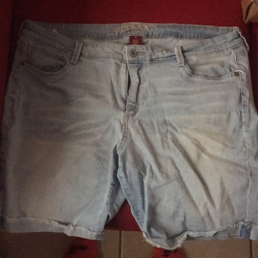 Blue jean shorts